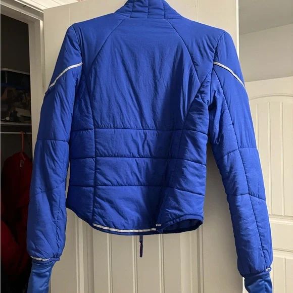 Free People Blue Ski Jacket with Quilted Design - Picture 2 of 3